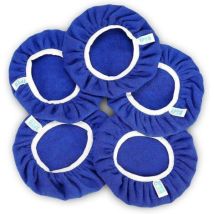 5 Pièces(225-250mm) Bonnets De Polissage En Microfibre,car Polisseuse Pad Bonnet Buffing Pad De Bonnets De Polissage Polissage Polir Bonnets 
