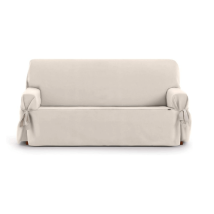 Iconscorner - Universeller Sofabezug Levante Beige 140/180 Mit Schnürsenkeln