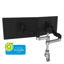 R-go-tools Caparo 4 Soporte Para Monitor Plateado Negro