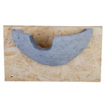 Esschert Design - Nido Per Rondini A Forma Di Cesta Rovesciata, Molto Robusta, Da Circa 24 Cm X 9,1 Cm X 15 Cm