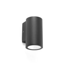Aplique solar Frida LED IP65 – Luz exterior de aluminio gris – Ideal para terraza, balcón o porche