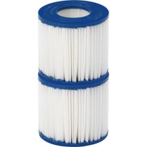 Lote De 2 Cartuchos Filtrantes Diam 80 X 90mm Tipo 1 Para Filtración 1136l/h - Tipo 1 - Φ80mm X H90mm - Juego De 2