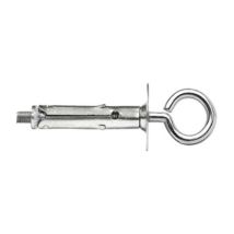 Cheville pour tout type de support – 10 bouchons oculaires fermés – Acier galvanisé chromé – Longueur, Support compatible cheville, Matières, Quantité