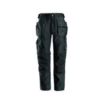 Snickers Workwear - Allroundwork Canvas+ Stretch Arbeitshose Mit Holstert. 6224 Gr. 50 Schwarz