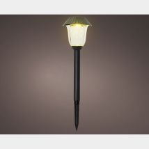 Lampada Solare Light H43cm Nera A Luce Calda.