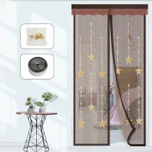 Balcony Door Mosquito Net, Fly Screen Door Magnet Magnetic Curtain Anti-insect Mosquito Net Anti-mosquito Curtain, No Drilling, Adhesive Attachment 