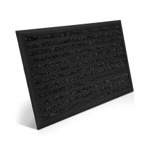 Bomoe - Felpudo Entrada Casa De Aluminio Alugant Antracita, 1.5cm, 70cm, 100cm