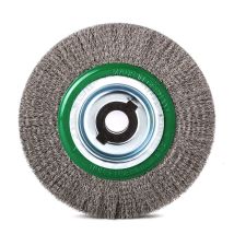 Lessmann - Wheel Brush D200mm X W24-27 X 50 Bore Stainless Steel Wire 0.30