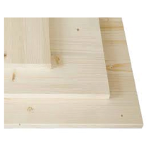 Guercio - Panel De Tablero En Madera De Abeto Laminada Espesor 28 Mm (80x30 Cm)