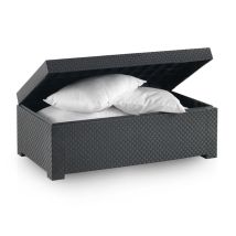 Habitat Et Jardin - Shaf Baúl De Jardín Exterior Diva 117x63x43 Cm - Grafito - Gris