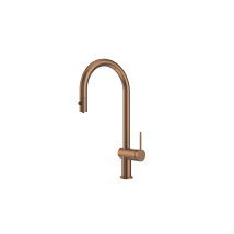 Miscelatore Cucina Lazio Osmosi Estraibile Finitura Oro Rosa Spazzolato [ Imex ]