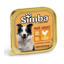 Cibo Cane Monge Simba 300 G Pate Vsc Pollo Fegat Q.ta 18