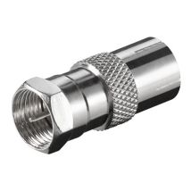 Adaptador F Macho A Conector Tv Hembra 9,5mm 19.550