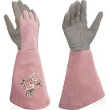 Gardening Gloves, Puncture-resistant, Suitable For Gardening, Pink, Size M
