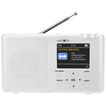 Reflexion - Tra23dab/wh Tischradio Dab+, Dab, Ukw Dab+, Ukw Wiederaufladbar Weiß