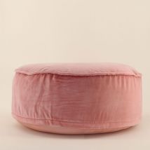 Pouf Coussin En Velours Xl 65x25cm