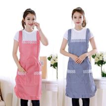 Tablier De Cuisine Sans Manches, Double Poche, Imperméable Et Résistant Aux Huiles, Nettoyage Domestique, Homme/femme