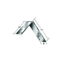 Balkenwinkel 120x80x35x4mm Stahl, Verzinkt - Vormann