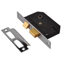 Union - Es-sl Essentials 3 Lever Mortice Sashlock Chrome 65mm 2.5in Visi