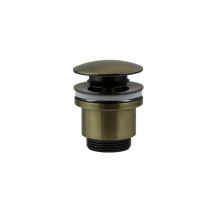 Tecom - Piletta Di Scarico Standard Tonda Clic-clac Bronzo Spazzolato Damast 18216 Bronzo