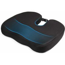 Cuscino Per Il Coccige, Cuscino Ortopedico In Memory Foam, Nero