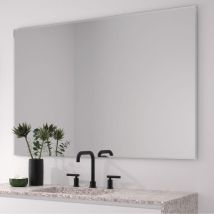 Tiga Badspiegel mit Beleuchtung – 60 cm x 70 cm – Antibeschlagsystem – Hochwertiger Spiegel – Modernes Design