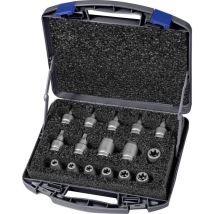 Set di chiavi a bussola 1/2" 16 pezzi - Acciaio speciale temprato - Compatibile con viti TORX E e T