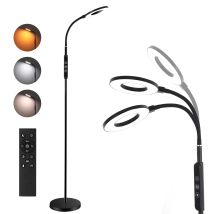 Led Stehlampe Stehleuchte Mit Fernbedienung Dimmbar 12w Leselampe