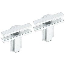 Sakret - Herrajes Fab.nacional Juego 2 Soportes Para Estante Fij/directa Ral9006