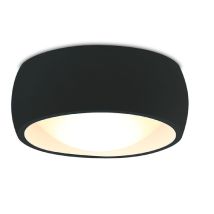 Moderner Schwarzer Abgerundeter Deckenspot Kodak Led 8w C0204 Maxlight