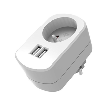 Wandladegerät mit 2 USB-Ports – Ideal für Smartphones und Mobiltelefone – 2 USB-Ports – MOBILITY LAB