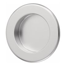 Hermeta - Muschelgriff Aluminium Silberfarbig Eloxiert Rund Einlass-ø 50 Mm