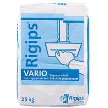 RIGIPS VARIO Fugenspachtel 25 kg – Hoch kunststoffvergütetes Material – Schnell trocknend – Ideal für Innen- und Außenbereich