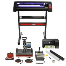 Vinyl Cutter Led, 5 In 1 Heat Press, Printer, Signcut Pro &