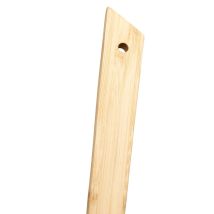 Spatola in Bamboo per Barbecue – 41x6x3 cm – Corda di cuoio nero – CMP IBERICA