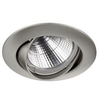 Anello Incasso Rotondo Inclinabile Nix Gu5.3 Nichel Opaco Indeluz 780e-g23x1d-48