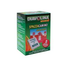 Diavolina Polvere Spazzacamino- - 5 Bustine Da Gr.50 - 6 Pezzi Diavolina