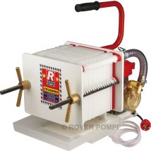 Rover Filterpumpe 340W – 18 Schichten – 550/800 L/h – 27x45x28 cm – für Wein, Säfte, Bier