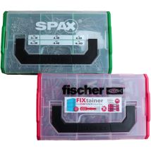 Secotec - Fischer Spax Dübel- & Schraubenset (913 Teile)