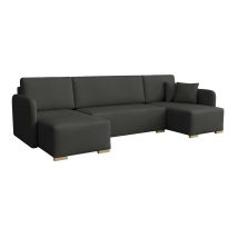 Arredamento1 - Canapé D'Angle Columbus 246, Velo 636, Fonction De Couchage, Boîte De Literie, 292x140x85cm, 0