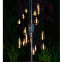 Noma - 15 X Edison Bulb Chandelier String Parasol Garden Lights 1018005 Lightbulb