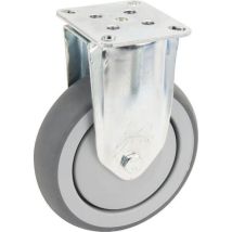 Verzinkte Bockrolle Mit Plattenbefestigung. Durchmesser100x32mm Plattenaufnahme: 77x67 Belastung:: 100kg Tente 2478pjp100p50