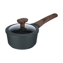 Resto - Stielkasserolle 1,4 L (grau, 160x80x160 Mm, Induktion, Spülmaschinenfest)