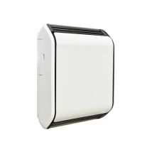 Radiatore Stufa A Gas Italkero Poster Sp70 Bianco Da 6,28 Kw Metano O Gpl Completa Di Kit Fumi