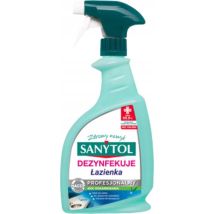 Spray Nettoyant Sanytol Professional Bathroom Sans Javel Antibactérien