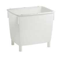 Craemer - Contenedor Rectangular Con Pies Apto Para Alimentos Blanco