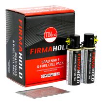 Firmahold - Timco Collated 16 Gauge Angled A2 Stainless Steel Brad Nails & Fuel Cells - 16 X 50/2bfc