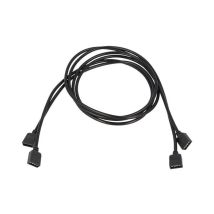 2 Pz Cavo Prolunga 1 Metro Con Connettori Femmine 4 Buchi Entrambi I Lati Per Striscia Led Rgb