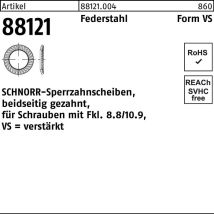 Schnorr Scheiben Federstahl VS 16 S – 100 Stück – Durchmesser 16 mm – Dicke 2 mm – Gewicht 0,270 kg