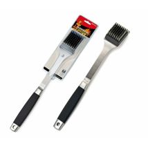 Spazzola Barbecue In Acciaio Inox Per Griglia Griglie Hamburger Pulire Bbq 43 Cm